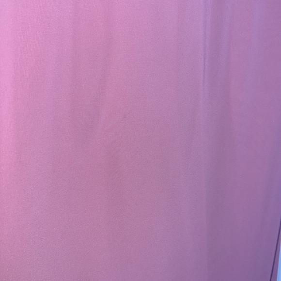 MGNY Floral Lace Embellished Beaded Flutter Sleeve Dress - Rose - Picture 11 of 12